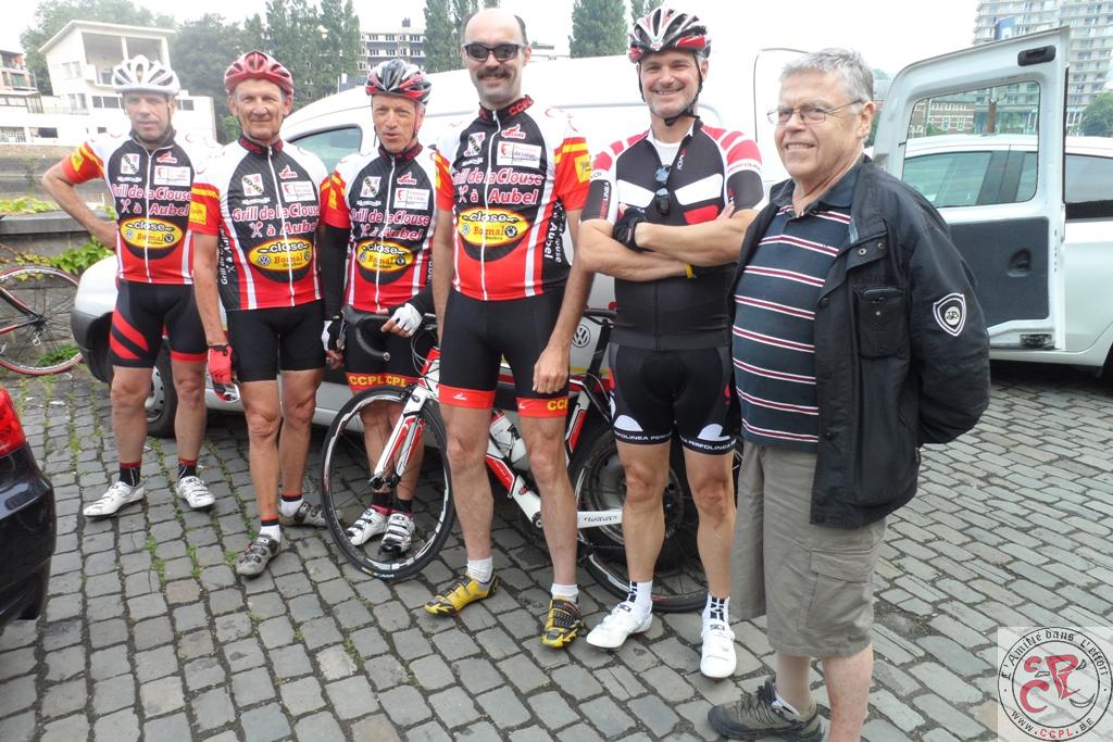 Le groupe à Huy