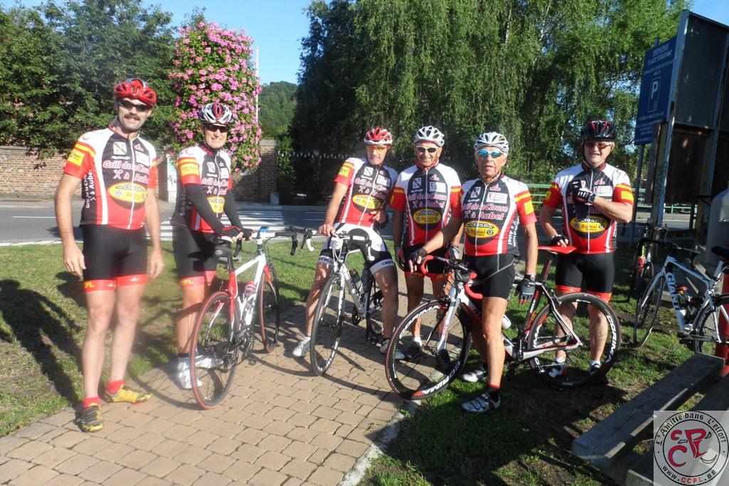 Le groupe à Vaux